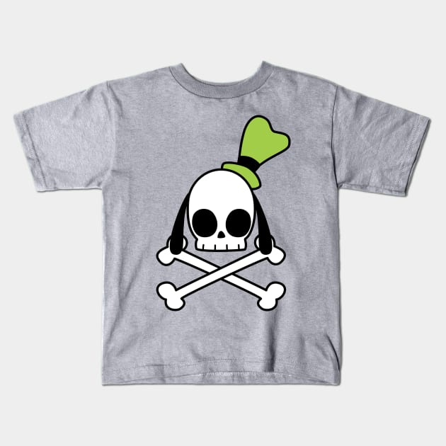 Mouse + Crossbones Goofy Kids T-Shirt by feelingcreatively